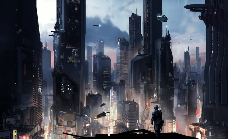 Illustration for article titled I want to live in the optimistic sci-fi worlds of Nicolas Bouvier